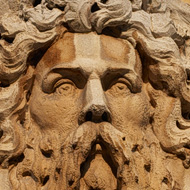 Carved bridge adornment : Click to enlarge Carved bridge adornment