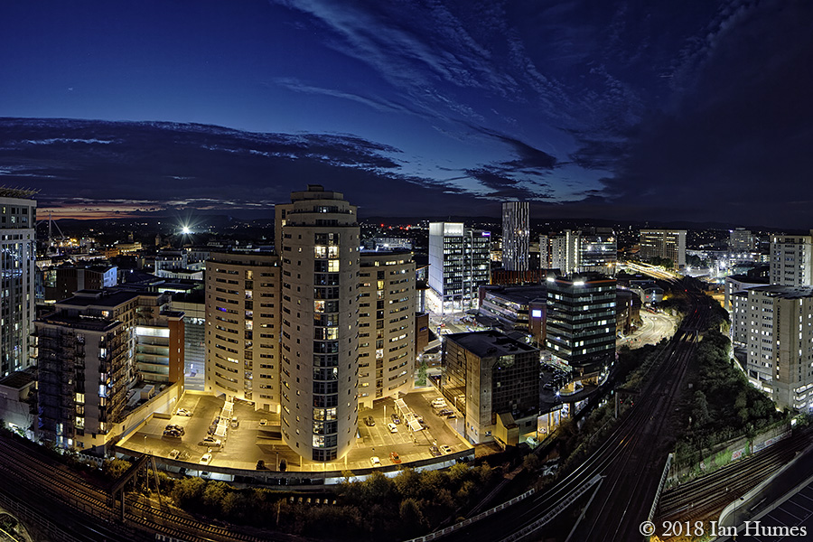 North towards the Castle - Click to open Newtown - Cardiff