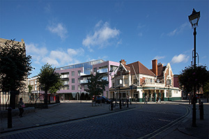 Vanston Place Proposed View : Click to open Ransome`s Wharf Proposed View